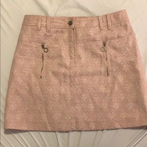 Pink vintage mini skirt